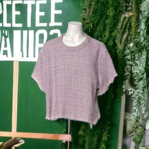 IRO Short Sleeve Top, Lilac, Large